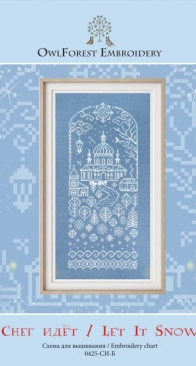 Owlforest Embroidery - 0425-C-B  - Let It Snow - Free