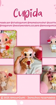 Studiogurumi - Mymelocrochet - Cottonclouds - Niegurumi - Woolywonders.ccs - Cupid - Cupida - Spanish