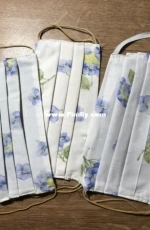 Blue Flowers Face Masks