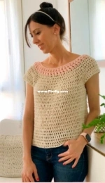 Las Varetas Crochet - Guala - Felisa T-shirt -  Remera Felisa - Spanish