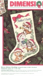 Dimensions 8621 - Merry Kittens Stocking XSD