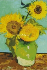 Art-goblen - Van Gog Sunflowers by S. Nedelcheva (С.Неделчева)