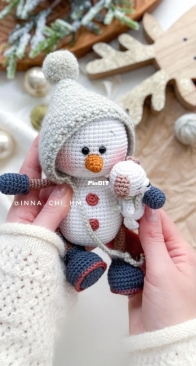 Fairy Toys by Inna Chi - Inna Chi Hm - Inna Chibinova / Chybinova - Benjamin the Snowman