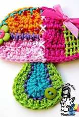 Magic with Hook and Needles - Vendula Maderska - My lovely patchwork world Mushroom