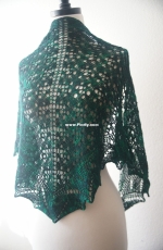 Moon Purple Shawl by Michelle Miller-Free