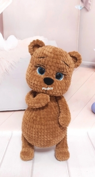 Mordashki - Tatyana Shakhova (Shahova) - Татьяна Шахова - Bear Medok - Медвежонок Медок - Russian