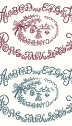 ABC by V. Enginger from Dans mon Jardin au Point de Croix XSD