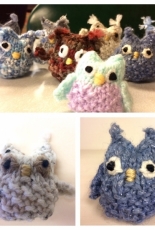 Little Knitted Owls by Suzanna Curtis-Free