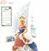 Annies Calendar Bed Doll Society - Victorian Lady Centennial -  Miss June 1993