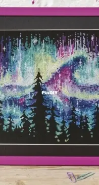 Northern Lights by Emma Congdon from Cross Stitch Crazy 246 PCS + XSD