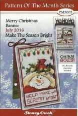 Stoney Creek Pattern Of The Month Series PM3005 July 2016 - Make the Season Bright