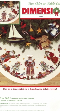 Dimensions - 8487 Santas Tree Skirt XSD