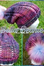Loom Knitting-Bella Beanie by Michelle Rynsai-Free