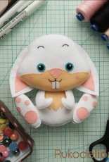 Rukodelion Bunny Felt Pattern Russian