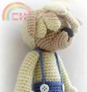 Knitting Turnip - Barbara Ghiso - Ivo the bergamese shepherd dog