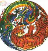 Zolotoe Runo CS-000 Yin & Yang Tiger and Dragon