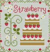 Country Cottage Needleworks CCN Country Cottage Cakes - Strawberry PCS