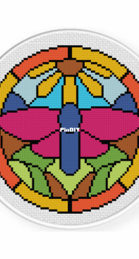 Daily Cross Stitch - Stained Glass