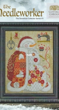 Cottage Garden Samplings - The Snowman Collector Series 1 - CGS-1096 The Needleworker PCS + XSD