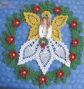 Bella Crochet - Elizabeth Ann White - Tidings of Joy Christmas Angel Doily