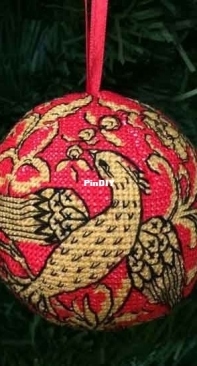 Stitch Home - RinkaZee - Sheksninskaya Gilt Painting Ball by Marina Khachanova XSD