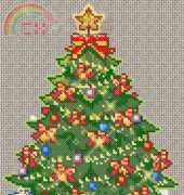 Large Christmas Tree by Ann of Un Jour Un Grille