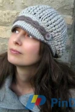 CrocheTrend Patterns - Viktoria Gogolak - Sakina Newsboy Hat
