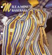 Annies Attic - Annies Crochet Quilt and Afghan Club - Eleanor Albano Miles - Mile a Minute Baseball Afghan
