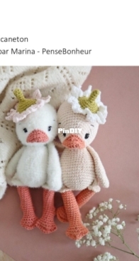 Pense Bonheur - Marina - Plume my little duckling - Plume mon petit caneton - French