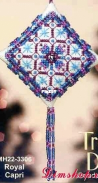 Mill Hill Tiny Treasured Diamond series - MH22-3306 Royal Capri