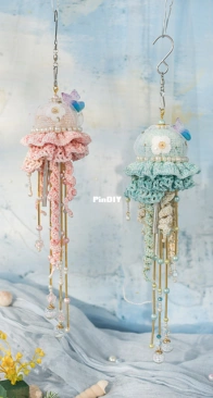 New Mommy Handmade DIY - Su Su Jie Jia - Susans Family - Jellyfish Wind-bell - Free