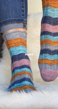 Lane Socks by by Catharina Duden - Ducathi - German