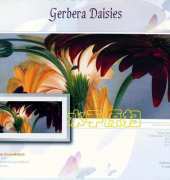 I Love CrossStitch HW-006 Gerbera Daisies