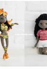 Lulu and Tete - Daria Robbe Groskamp - Claudia Samba Doll + 2 outfits