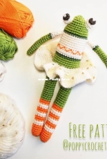 Poppy Crochet Design - Zsuzsanna Blaho - Frog- Free