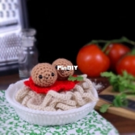 Stringy Ding Ding - Olive - Spaghetti and Meatballs - Free