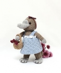 Platypus with a skirt - Barbara Prime - Fuzzy Mitten