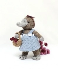 Platypus with a skirt - Barbara Prime - Fuzzy Mitten