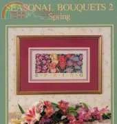 Country Cros stitch Book 54 seasonal bouquet 2 Spring
