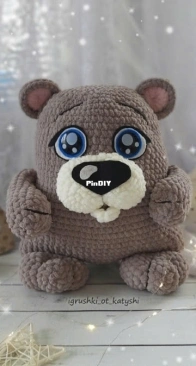 igrushki_ot_katyshi - Ekaterina Kazantseva - Казанцева Екатерина - Bear - Подушка игрушка Мишка - Russian