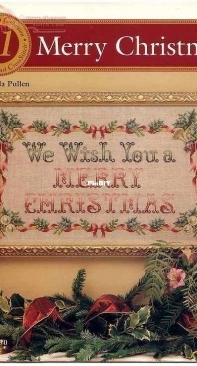 Just Cross Stitch Leaflet 2030 Merry Christmas by Angela Pullen