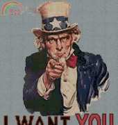 Artecy Cross Stitch - Uncle Sam