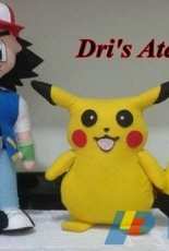 Dris Ateliê - Pokemon: Ash Ketchum Felt Pattern - Portuguese - Free