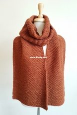 Honeycomb Scarf by Emily Bolduan-Free