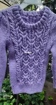 BEWITCHYA Japanese Lace & Cables Jumper by Knitting Nani Thelma