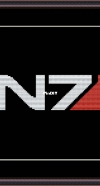 Choco Coco Stitch - Mass Effect N7 Logo