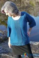 Leocadia Sweater by Alison Green /Berroco-Free