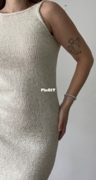 Nata Dress by Maria Isaeva - Ullen Knitwear - English