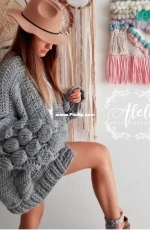 Alelí Deco Crochet - Estefanía Béllico - Bubble jacket - Spanish