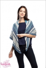 Blue Lakes Shawl by Jess Gagnon Knits-Free